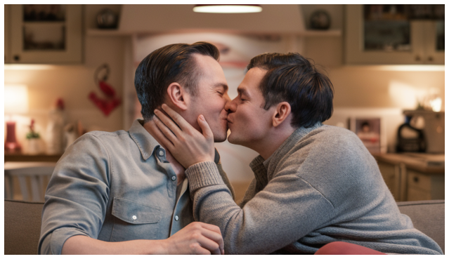 インクルーシブなAIキスアート写真