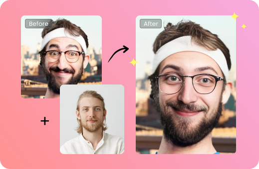 無料でミームの顔を入れ替え