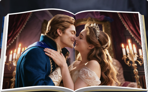 書籍イラスト向けAIキス写真